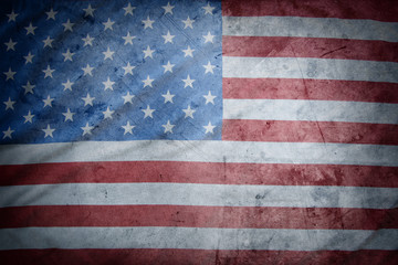 Retro grunge American flag