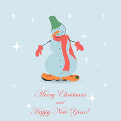 Cute Christmas Snowman