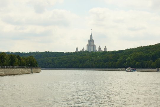 Moscow vacation. The Moscow River