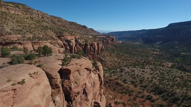 Aerial Drone Footage of Colorado red rocks 10