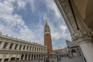 Fototapeta na wymiar Piazza San Marco, St Marco Plaza in Venice, Italy