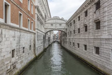 Cercles muraux Pont des Soupirs Bridge of Sighs in Venice, Italy