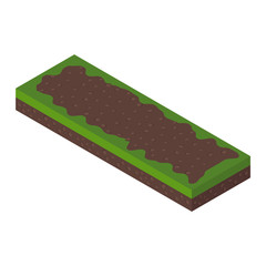 Isometric tree vector illustration.