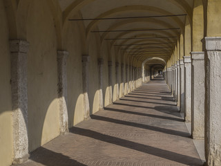 Portico of the Capuchins in Comacchio