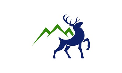 6 Mount Deer Logo Flat