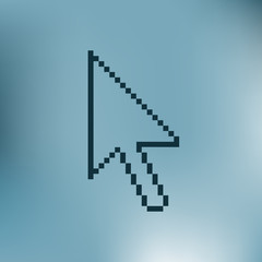 Vector arrow cursor icon