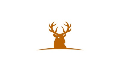 14 Head Logo Deer Vector