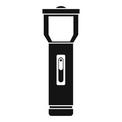 Pocket flashlight icon. Simple illustration of flashlight vector icon for web