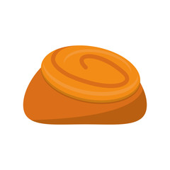 Bread icon. Bakery food product and menu theme. Isolated design. Vector illustration