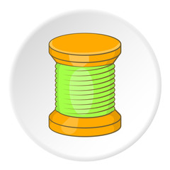 Spool icon. Flat illustration of spool vector icon for web