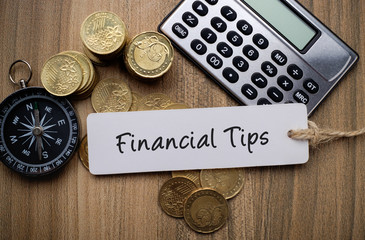 Financial Tips, financial concept
