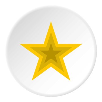 Celestial figure star icon. Flat illustration of celestial figure star vector icon for web