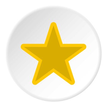 Celestial star icon. Flat illustration of celestial star vector icon for web