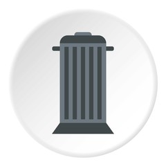 Street trash icon. Flat illustration of street trash vector icon for web