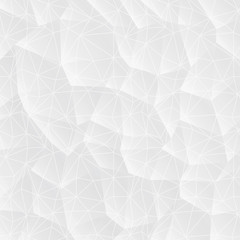 Abstract white background with triangles.