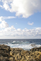 Sea near Azure Window in Malta