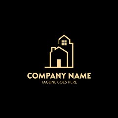 House And Real Estate Logo Template