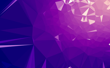 Obraz premium Abstract low poly background, geometry triangle