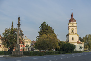 Obraz premium Chabarovice town in summer evening