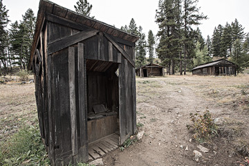 old outhouse
