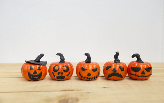 Halloween concept, Halloween pumpkin collection