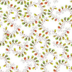 pattern of colorful flowers