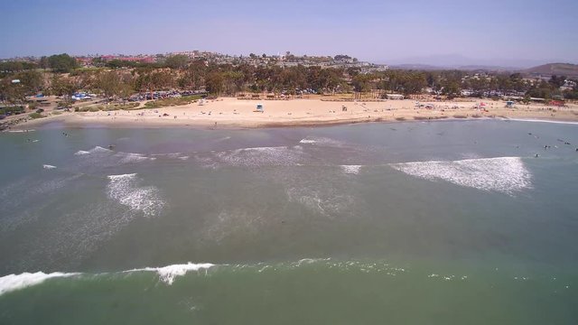 This video is about dana point aerial surfing