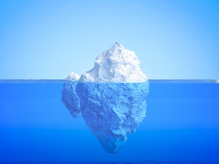 iceberg floating