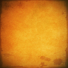Obraz na płótnie Canvas Grunge orange paper background or texture