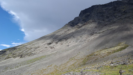 Hibiny mountains above the Arctic circle.Murmansk Region,Russia
