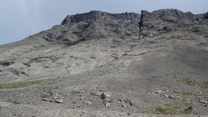Hibiny mountains above the Arctic circle.Murmansk Region,Russia
