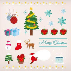 クリスマス　イラスト　ツリー