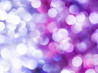 Obraz premium violet, white and pink bokeh light Christmas 