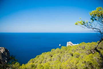 Fotobehang Zee & Oceaan View from a cliff  © brianholm