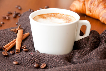 Cup of coffee for breakfast