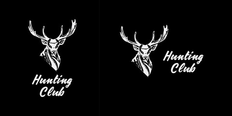 Black and white monochrome emblem, symbol, logotype, sign, badge, sticker