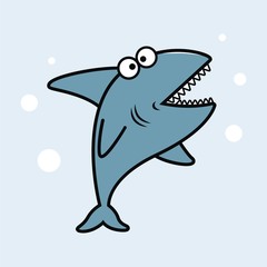 Shark illustration vector