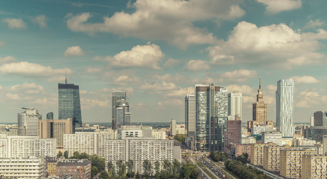Warsaw Downtown skyline, Polandl