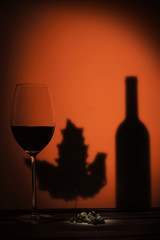 Vino y pasas