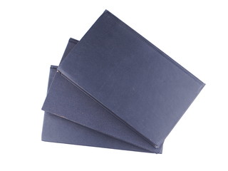 black book on a white background