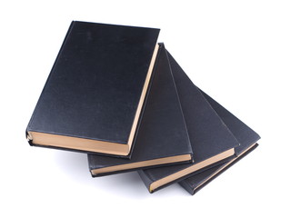 black book on a white background