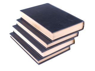 black book on a white background