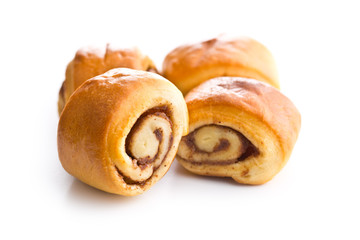 Mini cinnamon buns.