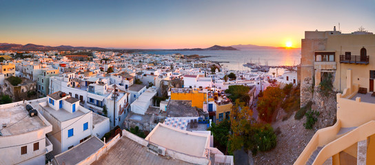 View of the old town of Naxos from the castle.