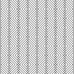 Abstract geometric black and white hipster fashion pillow grid pattern