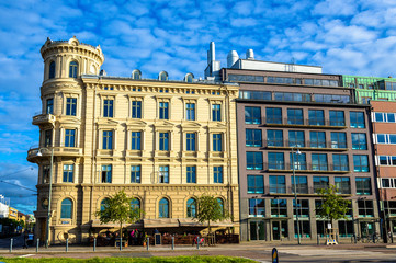 Obraz premium Buildings in the historic centre of Gothenburg - Sweden