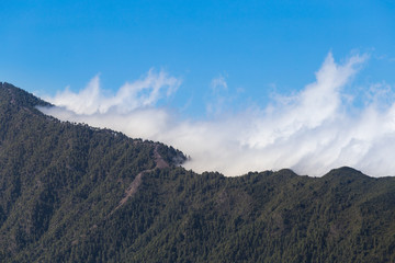 Fototapeta premium Nubes en La Palma