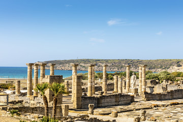Ruins of Baelo Claudia, an ancient Roman town situated on the Costa de la Luz in Spain. © Debu55y