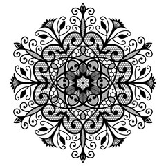 Lace Flower Ornament Forged