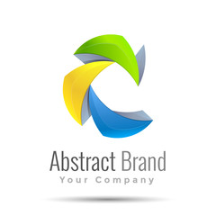 abstract Vector business icon. Corporate branding identity design illustration for your company. Creative  concept.